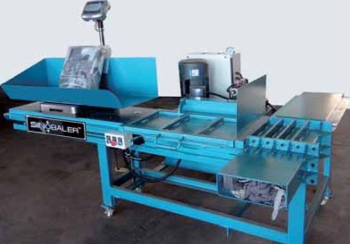 Scale Weighing Horizontal Bagging Baler